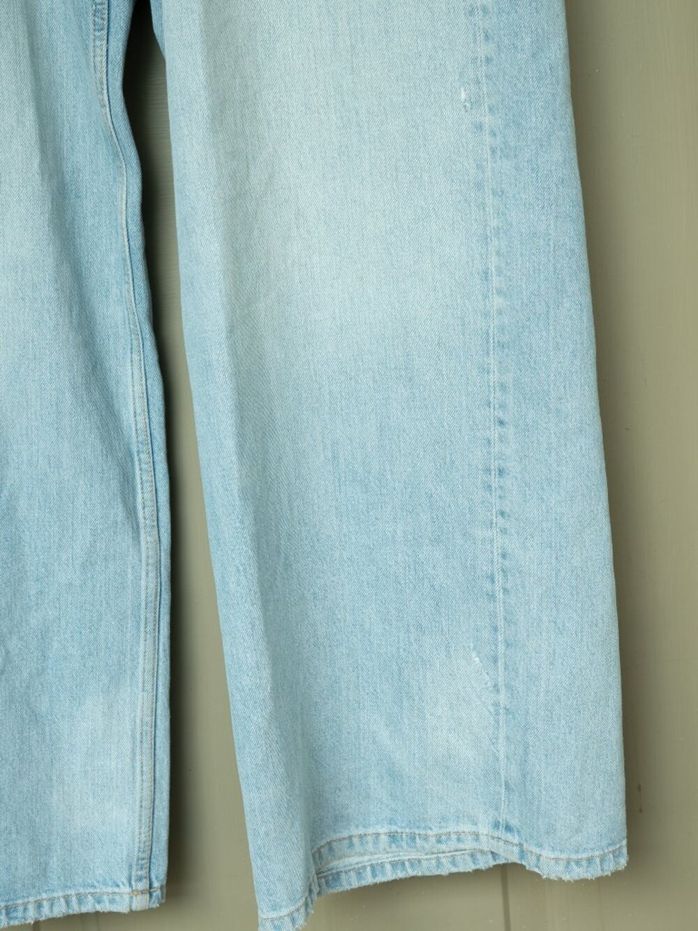 Zara Cross Over Waist Jeans High Waist TRF Wide Leg Slouchy Indie Streetwear - Picture 11 of 13